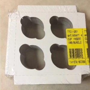 New Cupcake Box Inserts Set of 100